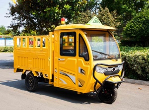Chinese Manufacture <strong>3</strong> Wheel Cargo <strong>Tricycle</strong> Electric <strong>Tricycle</strong> Two Seats Electric Dump Truck With <strong>Closed</strong> <strong>Cabin</strong> - Product Image 2