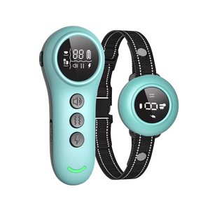 <span class=keywords><strong>Collar</strong></span> de entrenamiento para perros 2 en 1 con control remoto y antiladridos, resistente al agua, pitido, vibración, recargable para todas las razas - Product Image 2