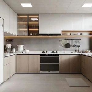 Gabinetes de Cocina de Madera Sólida de Diseño Moderno y Alta Calidad, Multifuncionales, Ecológicos y de Fácil Instalación - Product Image 2