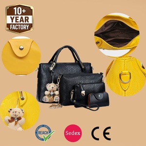 ZP8264 Set di 4 Borse da Donna alla <span class=keywords><strong>Moda</strong></span>, Borse di Lusso Portatili di Design, Borsa a Mano e Borsa a Tracolla per Donne - Product Image 2