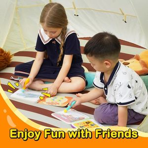 Phù hợp tái sử dụng Aqua Hue chuyển đổi thẻ edifying phác thảo đồ chơi tăng cường trẻ em tầm nhìn trí tưởng tượng màu sắc - Product Image 6