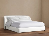 Modernes Luxus-Massivholzbettgestell Designer Adalynn Gepolstertes Plattformbett Holzbetten für Luxus-Schlafzimmersets