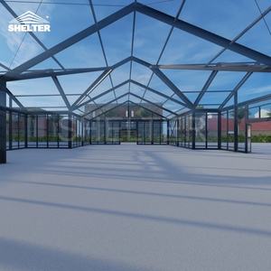 5x10 40*20 équipement de <span class=keywords><strong>location</strong></span> grand tipi extensible imperméable luxe clair tentes de fête à vendre 20x40 mariage atrium tente d'événement - Product Image 5