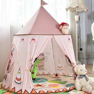 Tiendas de campaña de juguete para niños de tela suave para interiores y exteriores de lujo Tipis para niños - Product Image 3