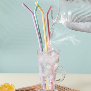 Pailles à boire en silicone pliables et réutilisables, sans BPA, qualité alimentaire, pour eau, jus et autres boissons - Product Image 4