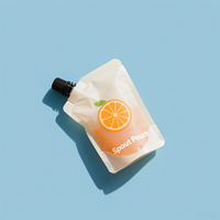 Vente en gros Emballage de pochette à bec verseur écologique personnalisé pour jus de fruits Pochette pour liquide recyclable de 500ml