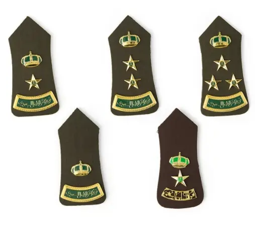 Saudi arabia đồng phục chiến thuật Vai Hội Đồng Quản trị kim loại epaulettes