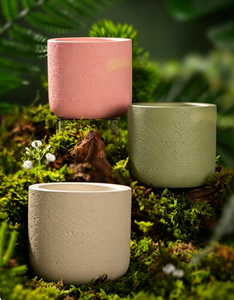 Candele in Cera di Soia con Stoppino in Legno Personalizzate in Barattolo di Cemento |   Candela Aromaterapica Fatta a Mano, Vendita all'Ingrosso con Etichetta Privata - Product Image 6