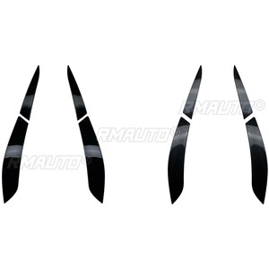 For VW Golf MK6 GTI R Body Kit Auto Head <b>Light</b> Lamp Eyelids Eyebrow Headlight Decoration Car Styling Trim Car <b>Accessories</b> - Product Image 6