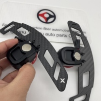 Pour Mercedes Benz AMG GT : Pales de changement de vitesse magnétiques en fibre de carbone véritable pour volant, extension de levier de vitesses intérieur, Plug & Play, sans code.