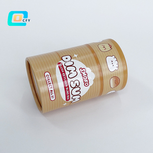 Tubes en carton kraft durables imprimés sur mesure avec bouchons pour l'emballage de produits alimentaires, cosmétiques, bougies, affiches et cadeaux |   Direct d'usine - Product Image 3