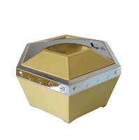 Boîte alimentaire octogonale robuste 3L 5L 6L 7L avec couvercle visible, chauffe-plat isotherme grande taille pour traiteur