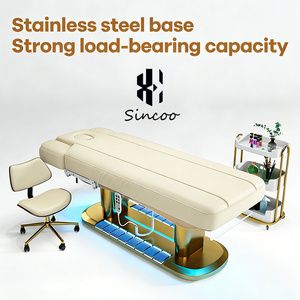<span class=keywords><strong>Table</strong></span> <span class=keywords><strong>de</strong></span> <span class=keywords><strong>massage</strong></span> réglable <span class=keywords><strong>de</strong></span> conception la plus récente, 4 moteurs, électrique, chauffante, pour spa <span class=keywords><strong>de</strong></span> beauté, <span class=keywords><strong>table</strong></span> moderne pour examen du visage et des cils - Product Image 5