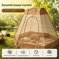 Tente de camping pliable entièrement automatique pour l'extérieur avec moustiquaire, prête à l'emploi pour l'été, tente de pique-nique en maille pour deux personnes
