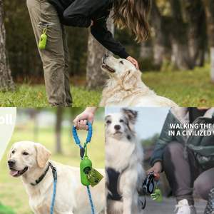 Durable Odor Resistant Pet Waste Bags Refill <b>Pack</b>, Dog Poop Bags for Daily Pet Cleaning - Product Image 4