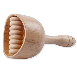 Rodillo de Masaje de Madera de Alta Calidad a Precio de Fábrica, <span class=keywords><strong>Copa</strong></span> <span class=keywords><strong>Sueca</strong></span> Gua Sha <span class=keywords><strong>para</strong></span> Drenaje Linfático y Masaje Corporal en Casa - Product Image 1