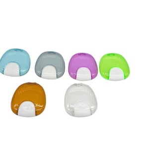 Press-<b>down</b> shell-shaped denture case retainer case supports cross-border e-commerce. Shell-shaped denture case, denture case, - Product Image 4