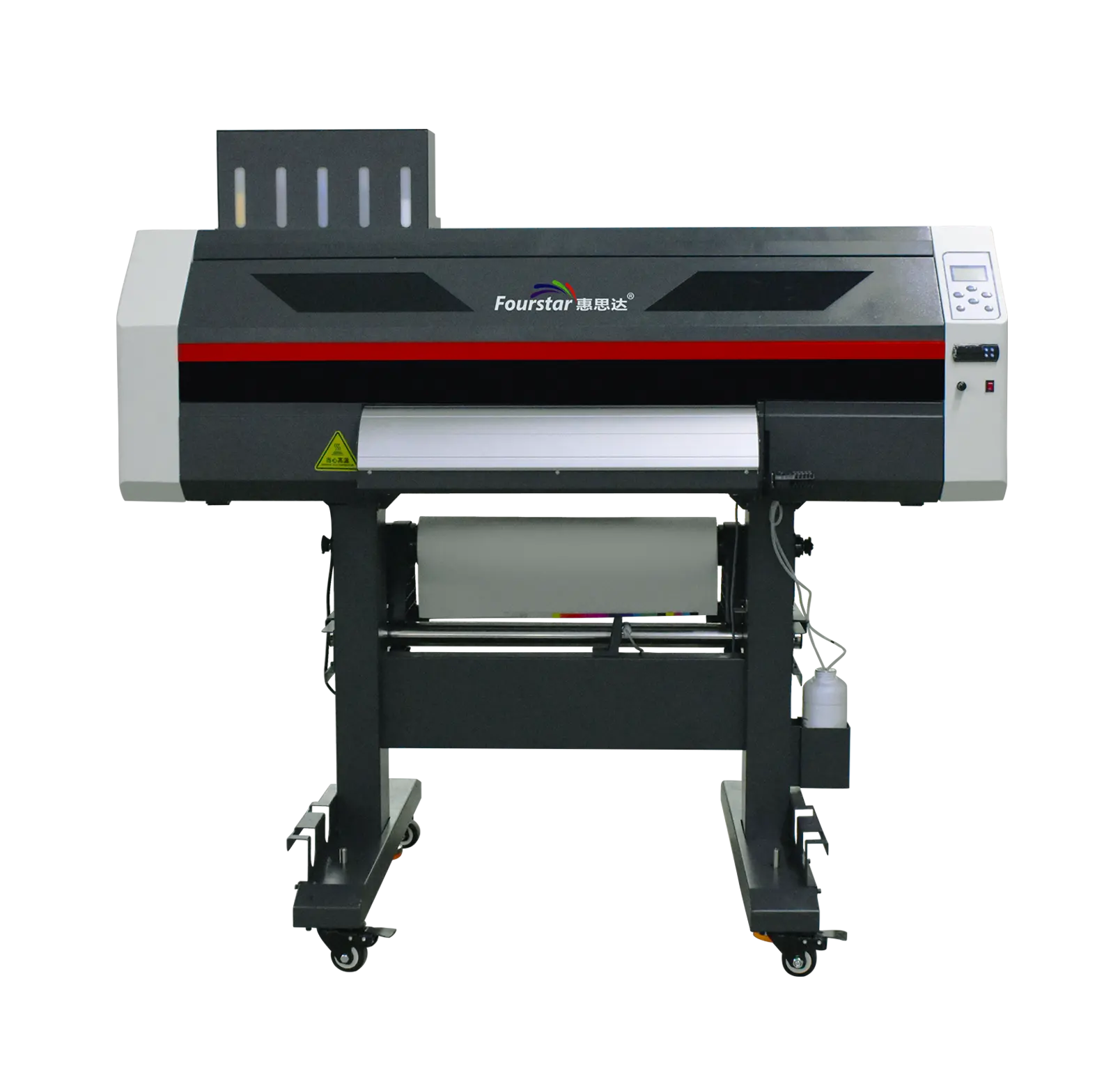 Fourstar-impresora dtf de 60cm de ancho, máquina de vibración de polvo h650, hoson board, epson i3200, boquillas duales