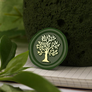 Cabezas de sello de cera de la serie Árbol de la Vida, de latón, 2.5*1.5cm, para decoración y sellado con cera. - Product Image 3