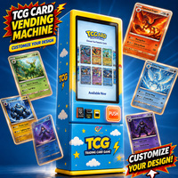 Solución Comercial de Venta de Juegos de Cartas Coleccionables (TCG), Máquina Expendedora de Cartas de Pokémon para Centros Comerciales y Tiendas de Conveniencia, Venta de Paquetes de Cartas