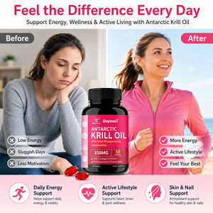 Huile de Krill de l'Antarctique à Marque Blanche, Compléments Alimentaires Oméga 3, EPA DHA, Bien-être Quotidien, Soutien Peau et Ongles, OEM ODM - Product Image 2