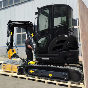Miniexcavadora hidráulica de 2 y 2.5 toneladas con certificación CE y EPR, personalizable en colores para la UE, con accesorios de cambio rápido - Product Image 3