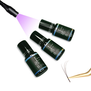 UV LED Extensión de pestañas Gel adhesivo 5ML Secado rápido Pegamento para pestañas en rosa Azul Púrpura-Paquete variado - Product Image 6