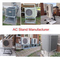 Fabricant chinois de supports de climatisation en aluminium soudé, supports de compresseur, racks pour VRF/VRV, montage extérieur sur toit