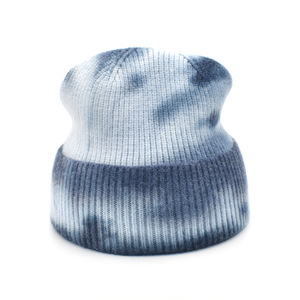 Số Lượng Lớn Tùy Chỉnh Ấm Áp Unisex Tất Cả Các Hơn In 100% Polyester Ripped Knit Beanie Hat Người Đàn Ông Phụ Nữ Thời Trang Giản Dị - Product Image 1
