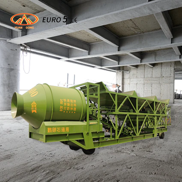 Self Leveling Cement Portable Mixing Station Central Mobile Concrete Mixing Station for Sale