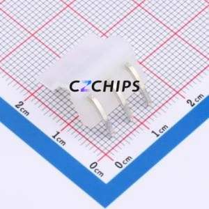 5WRBA031 Wire-to-Board Pin Header Bent Lead Through Hole,P=5.08mm Connector 1x3P 5.08mm Right Angle Insert CH - Product Image 2