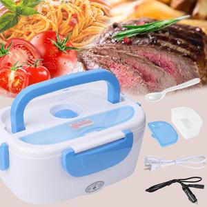Electric Lunch Box Portable Food Heater Dual Use with Removable Stainless Steel 304 Container & PP Removable Container