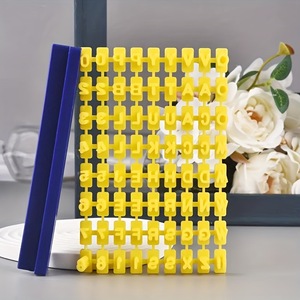 Emporte-pièces alphabet et chiffres pour biscuits, outils de décoration DIY pour fondant, moule à embosser pour argile et poterie - Product Image 6