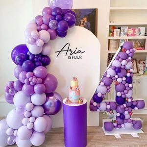 Kit <span class=keywords><strong>de</strong></span> guirlande <span class=keywords><strong>de</strong></span> ballons papillon violet pastel, 130 pièces, <span class=keywords><strong>pour</strong></span> mariage <span class=keywords><strong>de</strong></span> <span class=keywords><strong>princesse</strong></span>, baby shower, <span class=keywords><strong>anniversaire</strong></span>, décorations <span class=keywords><strong>de</strong></span> soirée - Product Image 6