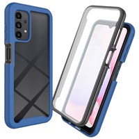 Étui de téléphone hybride de luxe antichoc en TPU/PC pour A23/A35/A15/A26 5G/4G S26/S25/S24/S23 Ultra Plus avec protection d'écran en PET