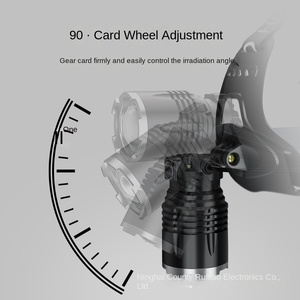 Siêu Sáng Sạc <span class=keywords><strong>Led</strong></span> Head mounted đèn pin cho ngoài trời đêm câu cá săn bắn đi bộ đường dài biến Focus New Trắng IP65 - Product Image 3