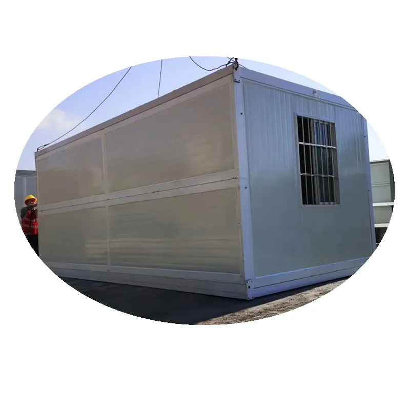 Wholesale Dinner Refugee Drivable Rayno Prefab Red Expandable With Bath Container Foldable Extendable Detachable House