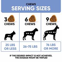 OEM/ODM à mâcher doux pour chien avec racine de valériane Soulagement de l'anxiété pour animaux de compagnie et suppléments nutritionnels apaisants pour soulager le stress