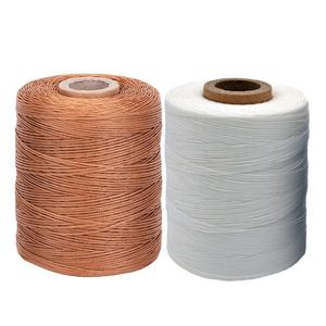 Hilo trenzado ecológico de 100% poliéster de alta tenacidad, hilo plano de 1,0mm para costura de cuero - Product Image 1