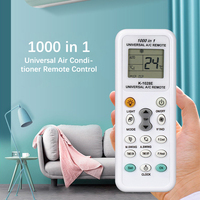 Télécommande universelle pour climatiseur en plastique K-1028E, contrôleur de climatiseur 1000-en-1