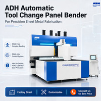 Cintreuse de panneaux CNC de précision ADH, machine de pliage automatique flexible pour tôles d'aluminium et d'acier inoxydable de 2 mm