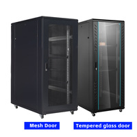Armoire de serveur sur pied 19 pouces 12U/24U/42U pour centre de données 600*1000mm, marque SCZT, en acier laminé à froid SPCC, en stock
