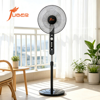Kipas Angin Osilasi 3 Kecepatan dengan Timer Mekanis 60 Menit, Kipas Pendingin dengan Ketinggian yang Dapat Disesuaikan untuk Kamar Tidur, Kipas Berdiri dengan Timer