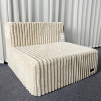 Fauteuil pouf en fourrure pelucheuse MinComfyWo
