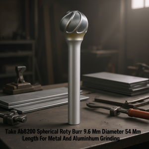Fresa Rotativa Esférica Ttake Ab8300 de 9.6 mm de Diámetro y 54 mm de Longitud para Pulir Metal y Aluminio - Product Image 3