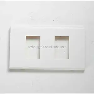 Brand series wall switch and socket for 2 gang face