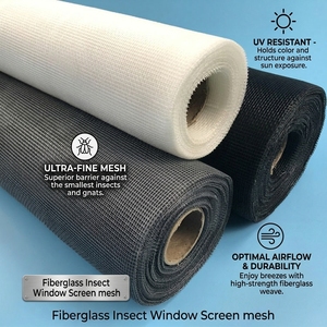 Mosquitera Plegable para Ventanas y Puertas, de Fibra de Vidrio, <span class=keywords><strong>Enrollable</strong></span>, Anti Mosquitos - Product Image 1