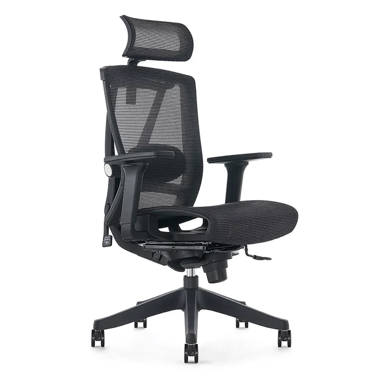 Wholesale Lumbar Support Adjustable Luxury Mesh Ergonomic Office Chair Full Mesh Chair Office
