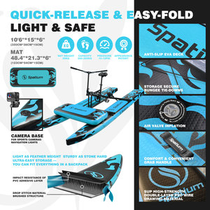 Bicicleta Acuática Flotante Spatium Factory para 1 Persona, Aqua Board con Hélice, Bicicleta Marina Inflable, Botes Acuáticos para Adultos - Product Image 6