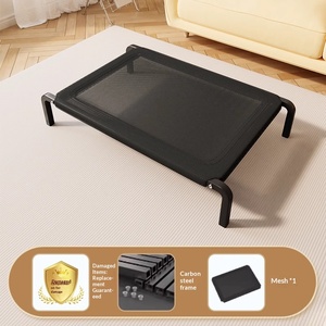 Elevated <strong>Dog</strong> Bed Breathable Mesh Pet <strong>Cot</strong> Raised <strong>Dog</strong> Bed with Metal Frame for Indoor Outdoor - Product Image 2